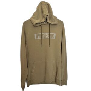 Men's Gymshark Hoodie Small Olive Green Pullover